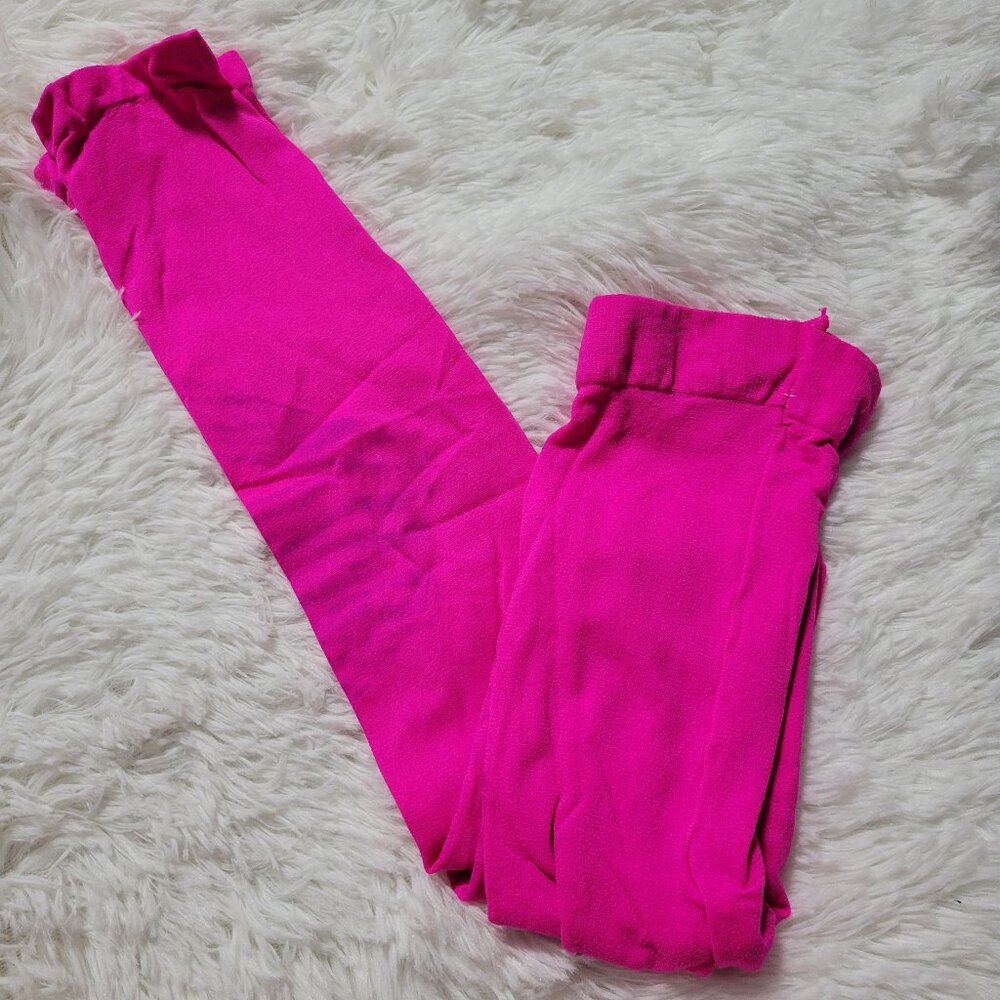 Hot Pink Footless Tights